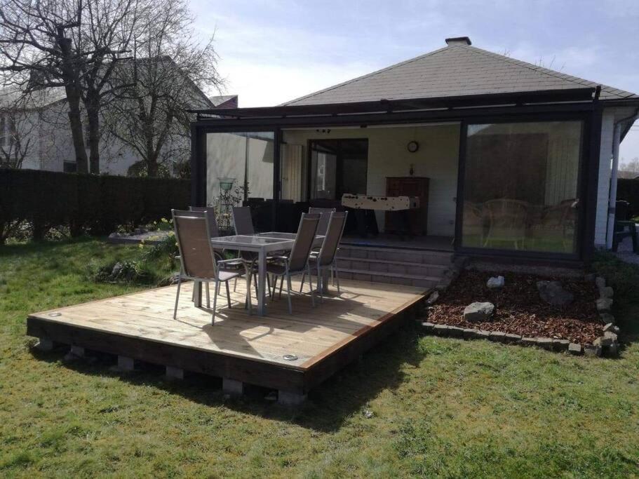 Maison Bucolique A Anhee, Vue Meuse Et Falaises Villa Eksteriør billede